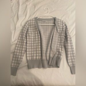 Checkered Cardigan